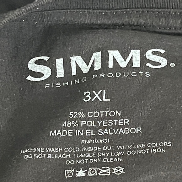 Simms Men’s Tee Size 3X - Picture 5 of 5